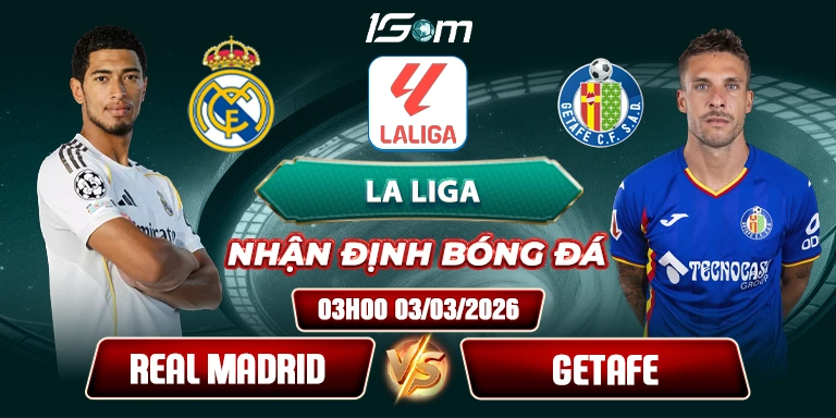 Soi Kèo Real Madrid Vs Getafe 03h00 03/03 - La Liga